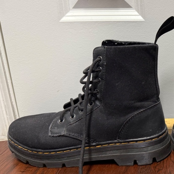 Dr. Martens  Black Casual Poly Boots